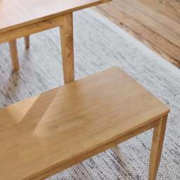 Noah Whitewash Oak Extending Dining Table Set - 6 Seater - Tilly Whitewash Oak Benches - thumbnail 4