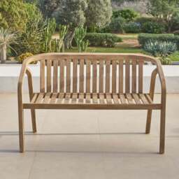 Charlotte 6 Seater Wooden Garden Dining Set with Shiro Benches - thumbnail 3