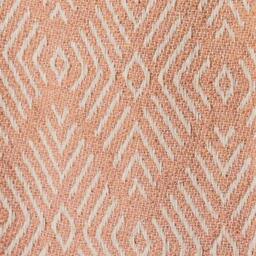 Elborough Diamond Pattern Cotton Throw - Blush Pink - thumbnail 5