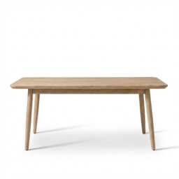 Elowen 6 Seater Wooden Garden Dining Table - Light Brushed Acacia - thumbnail 6