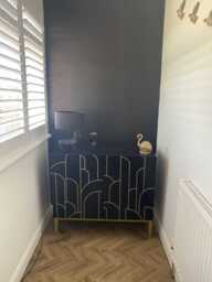 Gatsby 2 Door Small Sideboard - Noir Black - thumbnail 3