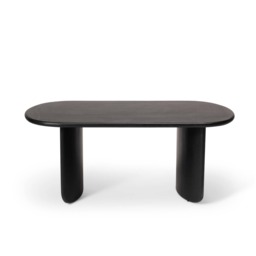 Imogen Black Acacia Wood Coffee table - thumbnail 6
