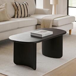 Imogen Black Acacia Wood Coffee table