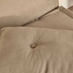 Una 2 Seater Double Sofa Bed - Soft Beige - thumbnail 6