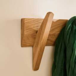 Roe Large Pale Oak Coat Rack - thumbnail 5