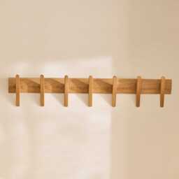 Roe Large Pale Oak Coat Rack - thumbnail 2