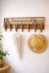 Roe Large Pale Oak Coat Rack - thumbnail 4