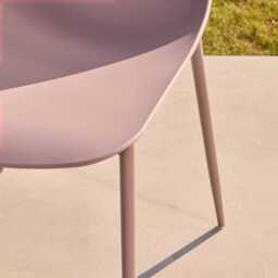 Wren Dusty Pink Garden Chairs - Set of 2 - thumbnail 4