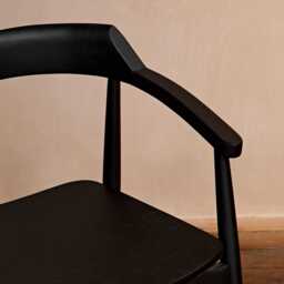 Carter Black Dining Armchairs - Set of 2 - thumbnail 4