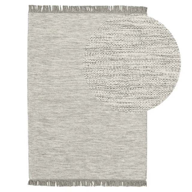 Hanbury Wool/Cotton Rug - Clay & Natural - 120 x 170cm - image 1