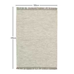 Hanbury Wool/Cotton Rug - Clay & Natural - 120 x 170cm - thumbnail 6