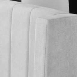 Alice Double Ottoman Bed - Cloud Grey - thumbnail 4
