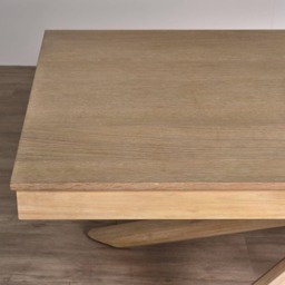 Amelia Whitewash Dining Table Set - 6 Seater - Freya Blue Carver Chairs - Whitewash Oak Legs - thumbnail 5