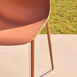 Wren Burnt Orange Garden Chairs - Set of 2 - thumbnail 4