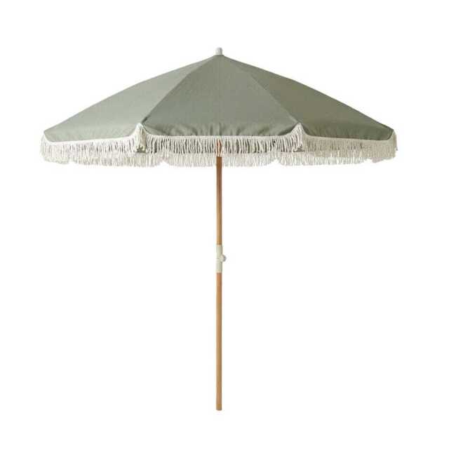 Oia Olive Green Parasol - 2m Round - image 1