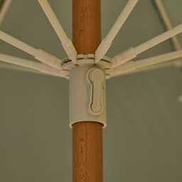 Oia Olive Green Parasol - 2m Round - thumbnail 5