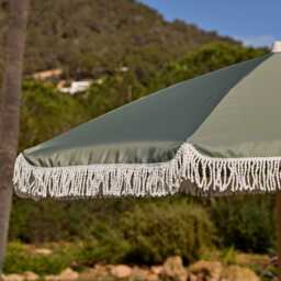 Oia Olive Green Parasol - 2m Round - thumbnail 3