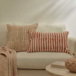 Lohara 45 x 45cm Cushion Cover - Blush Pink - thumbnail 3
