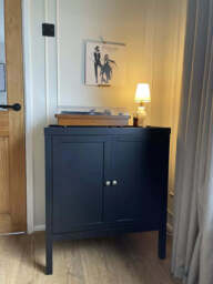 Charlie 2 Door Small Sideboard - Noir Black - thumbnail 5