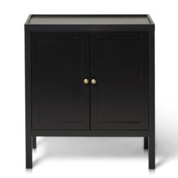 Charlie 2 Door Small Sideboard - Noir Black - thumbnail 6