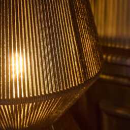 Neri Large Black Cotton String Table Lamp - thumbnail 5