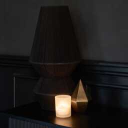 Neri Large Black Cotton String Table Lamp - thumbnail 4