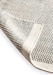 Atcham Black/Natural Pebble Wool with Cotton Rug - 160 x 230cm - thumbnail 3
