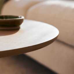 Willow Pale Oak Oval Coffee Table - thumbnail 4