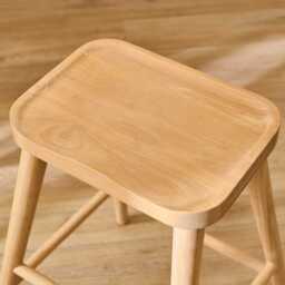 Silvester Whitewash Bar Stool - thumbnail 3