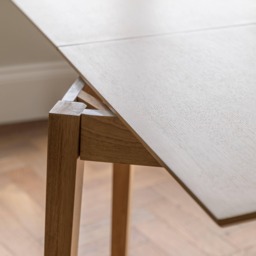 Charlie Oak Dining Table Set  - Extendable - 4 Seater - Faye Woven Oak Dining Chairs - thumbnail 5