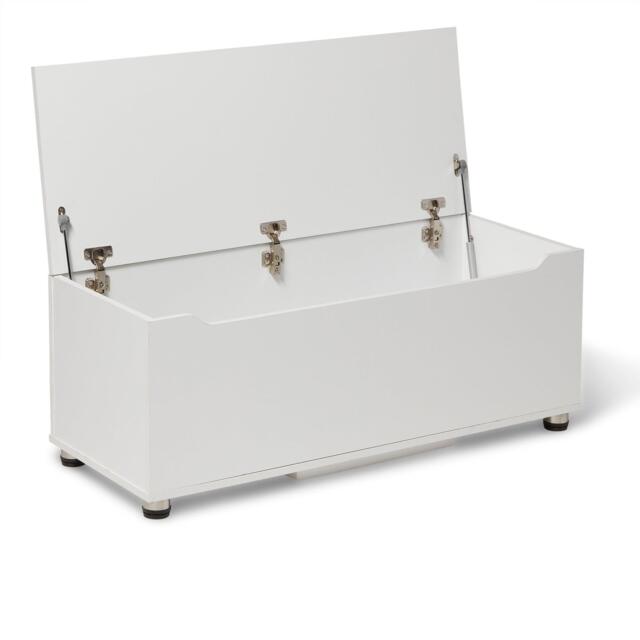 Essie Wooden Storage Chest - Blanket Box - Toy Chest - White - image 1