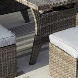 Hemsby 160 x 230cm Garden Rug - Taupe - thumbnail 5