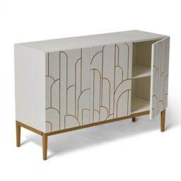 Gatsby 3 Door Sideboard - Snow White - thumbnail 6