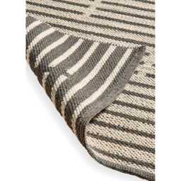 Rushall Wool and Cotton Rug - Gunmetal Grey - 160 x 230cm - thumbnail 5
