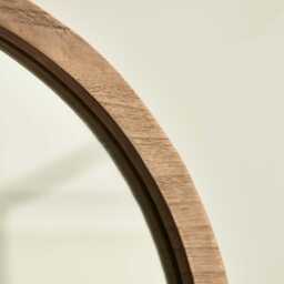 Ingham 140x40cm Wooden Arch Mirror - Natural - thumbnail 6