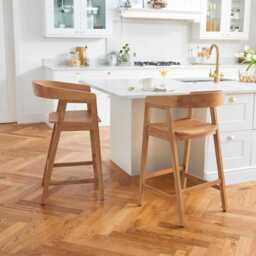 Ella Classic Oak Bar Stool - thumbnail 2
