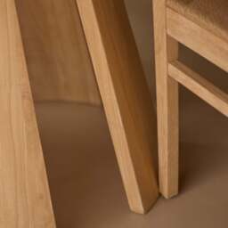 Farren Whitewash Oval Dining Table Set - 6 Seater - Faye Dining Chairs - Whitewash Oak Legs - thumbnail 6