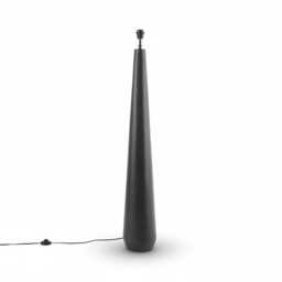 Foxcote Black Metal Floor Lamp Base - 129cm - thumbnail 6