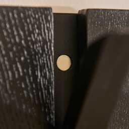 Lowell Wooden Folding Coat Rack - Black Oak - thumbnail 3