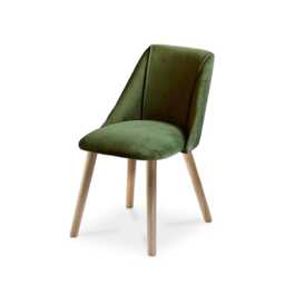 Amelia Whitewash Extendable Dining Table Set - 6 Seater - Freya Fern Green Dining Chairs - Whitewash Legs - thumbnail 4