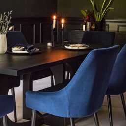 Maeve Ink Dining Chairs - Set of 2 - Black Legs - thumbnail 3