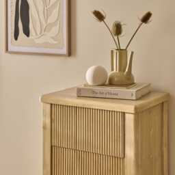 Raleigh 5 Drawer Tallboy - Whitewash - thumbnail 4