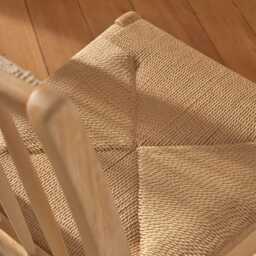 Tilly Woven Dining Chairs - Set of 2 - Whitewash Oak Legs - thumbnail 4