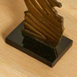 Newbury 44cm Metal Horse Ornament - Gold - thumbnail 4