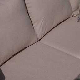 Rowan Middle Section Garden Cushion Covers - Grey - thumbnail 2