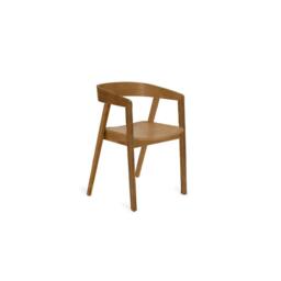 Ella Oak Wood Dining Armchairs - Set of 2 - thumbnail 3
