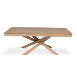 Amelia Whitewash Wood Dining Table - Non Extendable - thumbnail 2