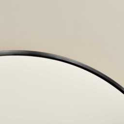 Ingham 180 x 90cm Metal Arch Floor Mirror - Black - thumbnail 6