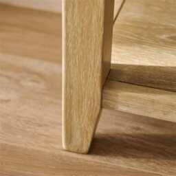 Raleigh 1 Drawer Bedside Table - Whitewash - thumbnail 6