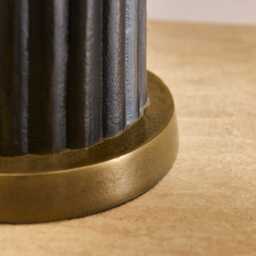 Stedham 52cm Metal Table Lamp Base - Black & Gold - thumbnail 6